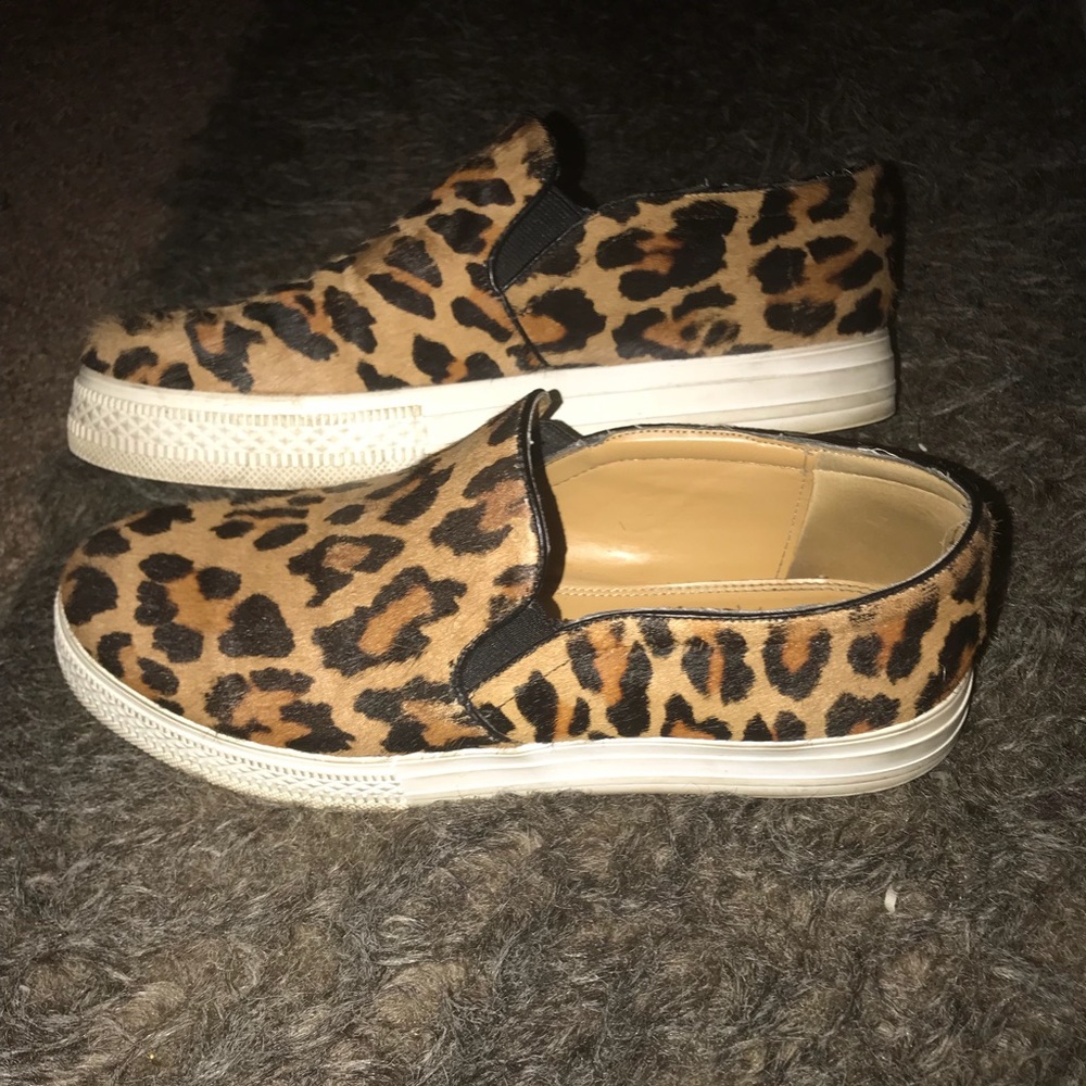 Platform Animal Print Fashion Sneakers